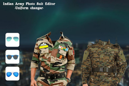 اسکرین شات برنامه Indian Army  Photo Suit Editor 6