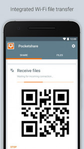 اسکرین شات برنامه Pocketshare: File Transfer NAS 2