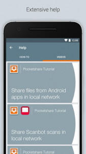 اسکرین شات برنامه Pocketshare: File Transfer NAS 3