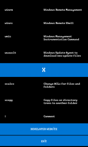 اسکرین شات برنامه CMD Command List 3