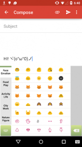 اسکرین شات برنامه Emoticon Keyboard (with Emoji) 3