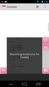 اسکرین شات برنامه Emoticon Keyboard (with Emoji) 5