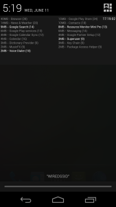 اسکرین شات 3 برنامه Resource Monitor Mini