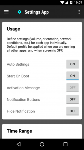 اسکرین شات برنامه Settings App 1