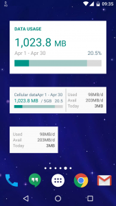 اسکرین شات برنامه Data Monitor: Simple Net-Meter 7