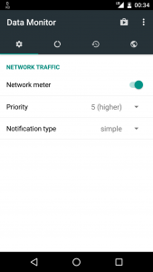 اسکرین شات برنامه Data Monitor: Simple Net-Meter 2