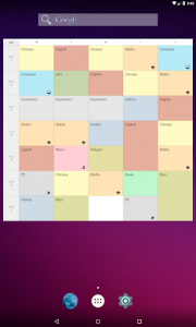 اسکرین شات برنامه New Timetable (Widget) - 2020 8