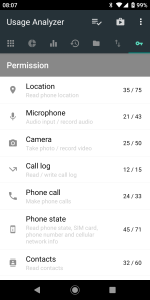 اسکرین شات 6 برنامه Usage Analyzer: apps usage