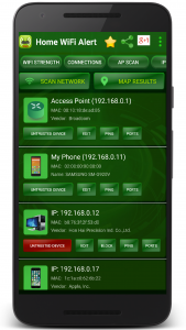 اسکرین شات برنامه Home WiFi Alert 1
