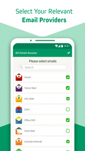 اسکرین شات برنامه All Email Access: Mail Inbox 2