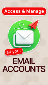اسکرین شات 1 برنامه All Email Access: Mail Inbox