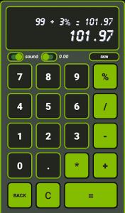 اسکرین شات برنامه Simple Calculator 3