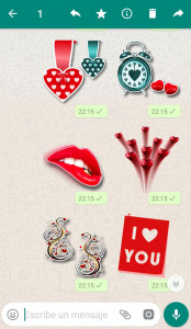 اسکرین شات 8 برنامه WASticker Love Stickers