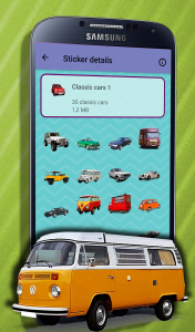 اسکرین شات برنامه WASticker - Cars 2