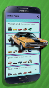 اسکرین شات برنامه WASticker - Cars 1