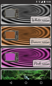 اسکرین شات برنامه Brown Noise and Pink Noise 2