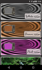 اسکرین شات برنامه Brown Noise, Pink Noise and White Noise. 2