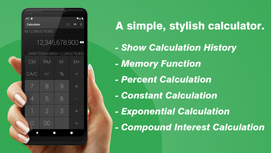 اسکرین شات برنامه Calculator - Floating Widget 1