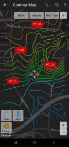 اسکرین شات برنامه UTM Geo Map 4