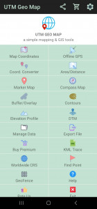 اسکرین شات 1 برنامه UTM Geo Map