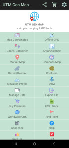 اسکرین شات 1 برنامه UTM Geo Map