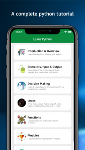 اسکرین شات برنامه Python For Android 3