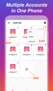 اسکرین شات برنامه Downloader for Instagram - Repost & Multi Accounts 5
