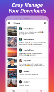 اسکرین شات برنامه Downloader for Instagram - Repost & Multi Accounts 7