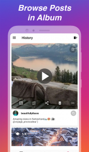 اسکرین شات برنامه Downloader for Instagram - Repost & Multi Accounts 3