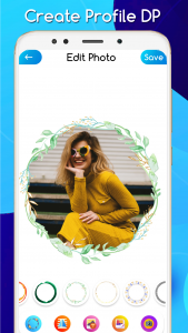 اسکرین شات برنامه Profile Picture Editor insta 2