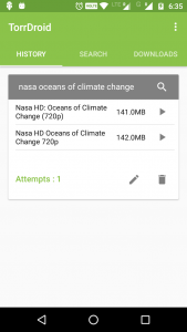 اسکرین شات 3 برنامه TorrDroid - Torrent Downloader
