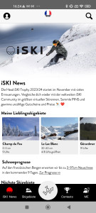 اسکرین شات 1 برنامه iSKI France - Ski & Snow