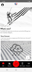 اسکرین شات برنامه iSKI France - Ski, Snow, Resort info, GPS tracker 1