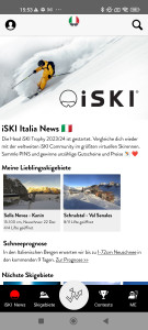 اسکرین شات 1 برنامه iSKI Italia - Ski & Snow