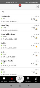 اسکرین شات 4 برنامه iSKI Swiss - Ski & Snow