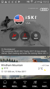 اسکرین شات برنامه iSKI USA - Ski, Snow, Resort info, GPS tracker 1