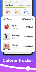 اسکرین شات 2 برنامه Fasting App & Calorie Counter