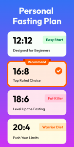 اسکرین شات برنامه Fasting App & Calorie Counter 3