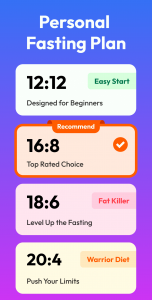 اسکرین شات 3 برنامه Fasting App & Calorie Counter