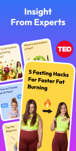 اسکرین شات برنامه Fasting App & Calorie Counter 7