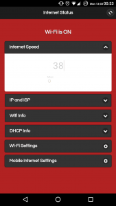 اسکرین شات برنامه سرعت اینترنت و اطلاعات شبکه 3
