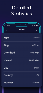 اسکرین شات برنامه Internet Speed Test Original 4