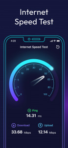 اسکرین شات برنامه Internet Speed Test Original 1