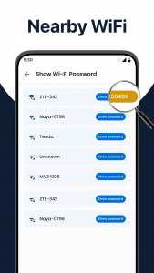اسکرین شات 1 برنامه WiFi Analyzer - WiFi Passwords