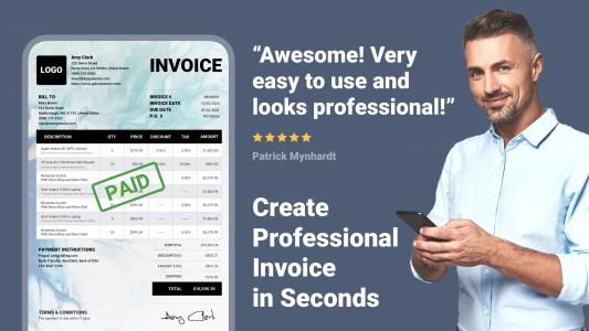 اسکرین شات برنامه Smart Invoice Maker & Invoices 1