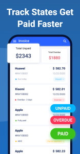 اسکرین شات 5 برنامه Invoice Maker - InvoiceBase