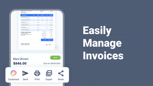 اسکرین شات برنامه Smart Invoice Maker & Invoices 4