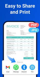 اسکرین شات 4 برنامه Invoice Maker - InvoiceBase