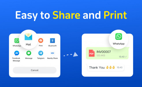 اسکرین شات 5 برنامه Invoice Maker & Estimate Maker