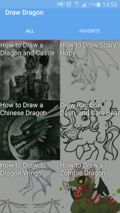 اسکرین شات برنامه Drawing a dragon 5